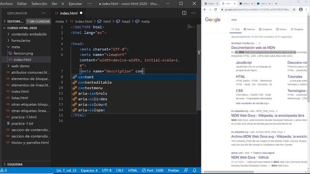 CURSO de HTML5 desde CERO 2021 - #65 - Etiquetas meta смотреть онлайн