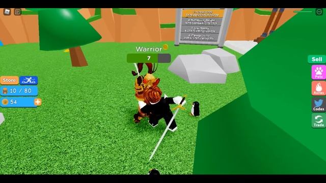 ЧТО!?!?! ROBLOX Warrior Simulator смотреть онлайн