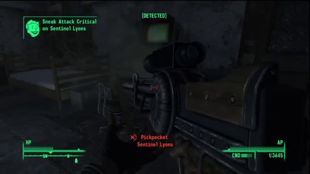 Fallout 3 - What's up with Sarah Lyons? Glitch. смотреть онлайн