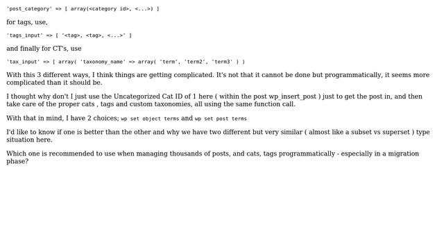 Wordpress: wp set object terms vs wp set post terms смотреть онлайн