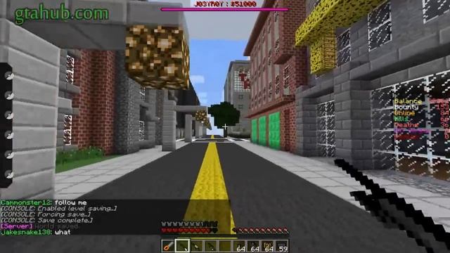 Minecraft - GTA V Mod - Grand Theft Auto 5 - AIRPLANE HIJACK! смотреть онлайн