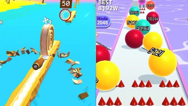 ?Ball Run 2048 in Infinity mod (Big Update) vs going balls 2048 Gameplay walkthrough part #8 смотреть онлайн