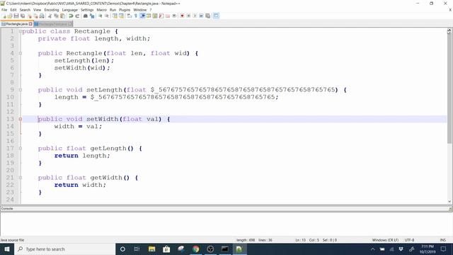 Java 1, Fall 2019 - Chapter 4 Lecture Part 4 смотреть онлайн
