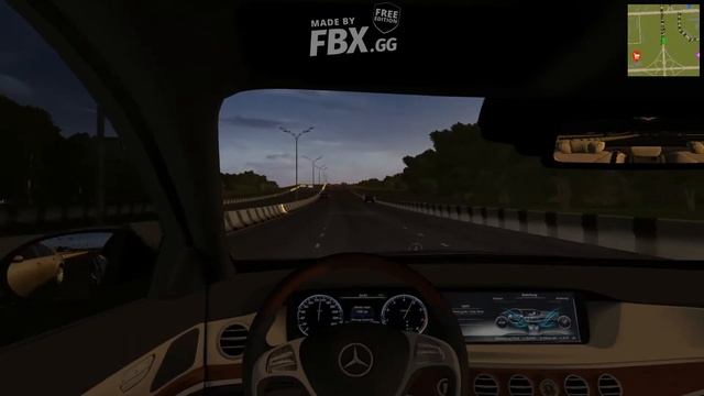 City Car Driving Mercedes-Benz S500 (1.5.9) смотреть онлайн