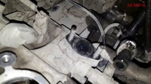 Как снять впускной коллектор, тнвд, дроссель, и клапан ЕГР на Mitsubishi Galant VIII 4G94 / SAMAPAL