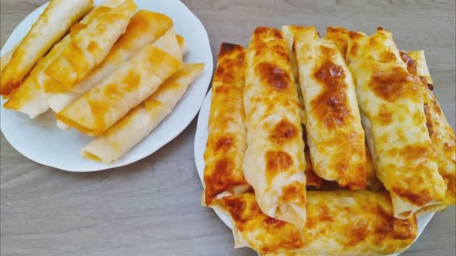 Трубочки из лаваша – гора закуски за 20 минут - два рецепта смотреть онлайн