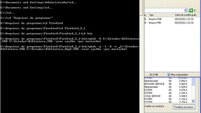 Firebird SQL - Backup e Restore смотреть онлайн