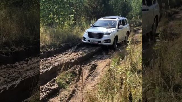 HAVAL H9 справляется с трудными испытаниями на дороге смотреть онлайн