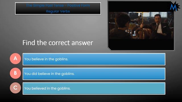 Simple Past Tense Positive Form смотреть онлайн