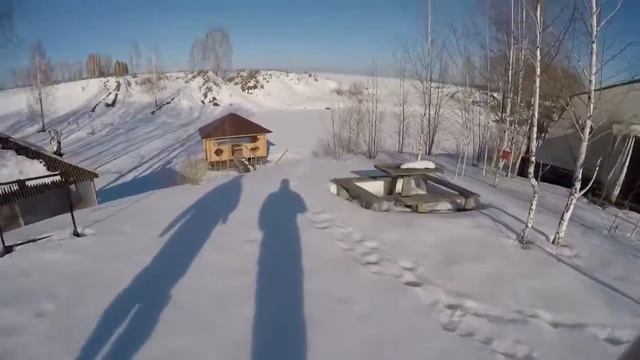 И снова на снегоходах! Рысь 500м и Ямаха. По насту после оттепели! смотреть онлайн