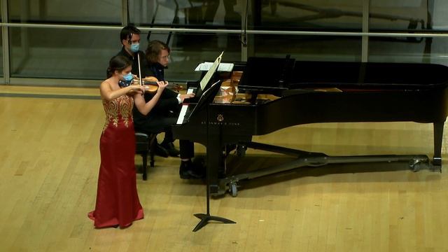 Regina Laza plays J. Brahms - Violin Sonata No 3 in D minor, Op 108 смотреть онлайн