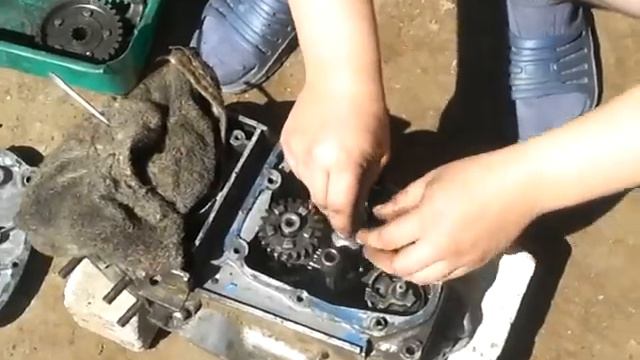 Сборка КПП ИЖ планета, собрать за 5 минут. смотреть онлайн