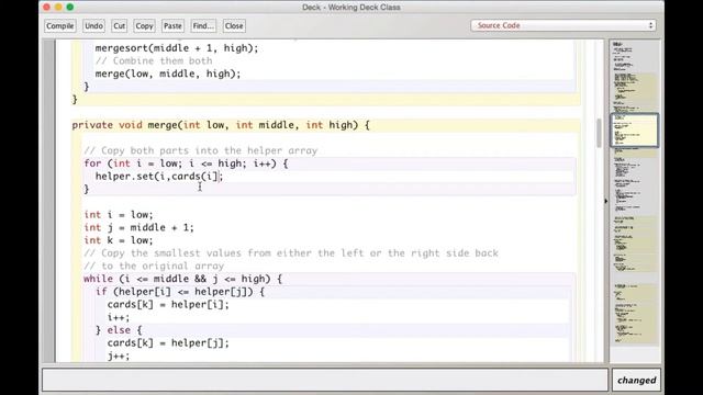 Converting a MergeSort using Arrays to ArrayLists смотреть онлайн