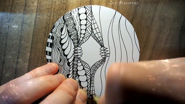 ОСТОРОЖНО! ОН УЖЕ БЛИЗКО! 2023! | ZEN арт-терапия | Медитативное рисование смотреть онлайн