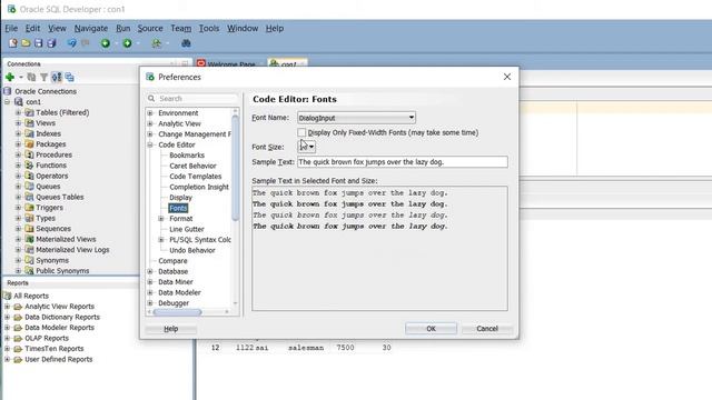 Increase font size in Oracle SQL developer | SQL Developer смотреть онлайн