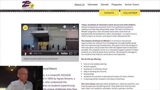 Website UX Review: School on Wheels смотреть онлайн