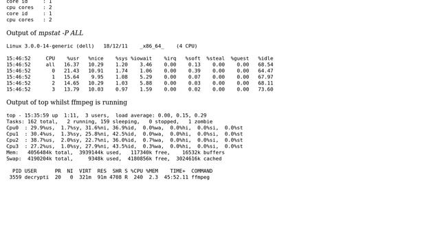 ffmpeg not using full CPU power смотреть онлайн