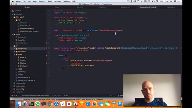 How to integrate Firebase Authentication with React Router in React 16.3 смотреть онлайн