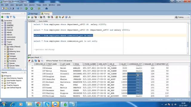 Basics of Oracle select statements смотреть онлайн