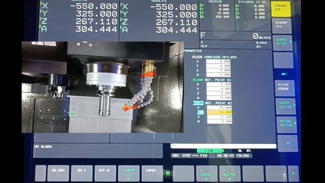 Fanuc parameter 1240 1241. Точка смены инструмента. смотреть онлайн