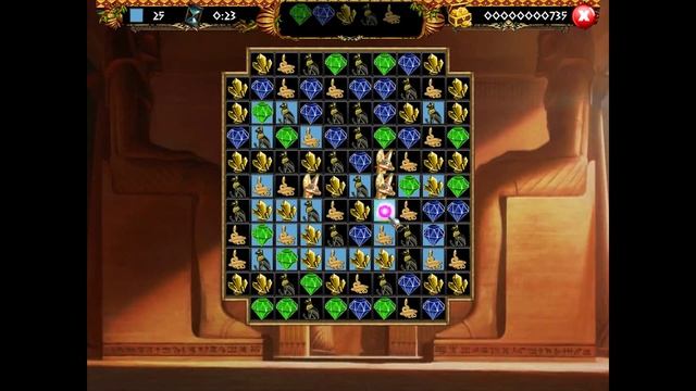 Treasure of egypt gameplay pc - casual match 3 game смотреть онлайн