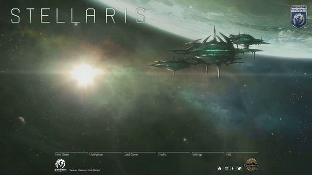Stellaris - Opening Menu - Space Music смотреть онлайн