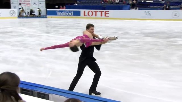 Khudaiberdieva Elizaveta / Nazarov Nikita (RUS) | Ice Dance Rhythm Dance | Ostrava 2018 смотреть онлайн