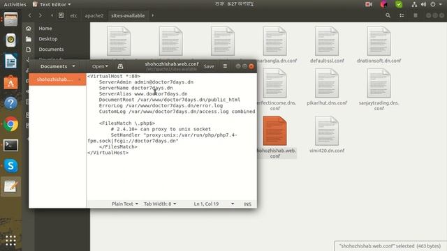 How to create virtual host in Linux using terminal | Create virtual host in apache server смотреть онлайн