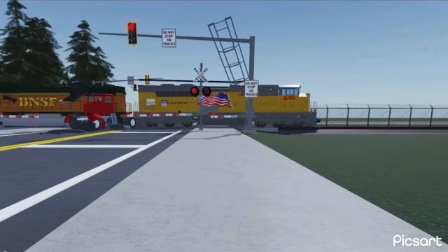 UP 8785 HITS A TRUCK! (ROBLOX Crossing Testing Place) STOP WATCHING THIS. смотреть онлайн