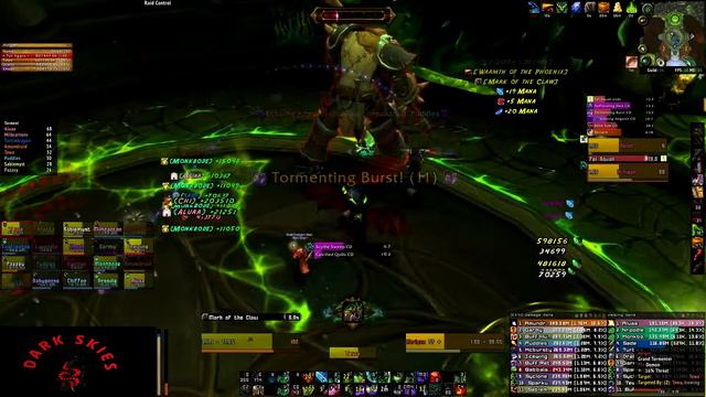 Dark Skies vs. Mythic Demonic Inquistion (Havoc DH and Resto Shaman)