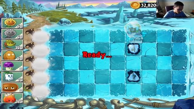 Прохождение PLANTS VS ZOMBIES 2 - ICEBOUND BATTLEGROUND 1-8 - Начинаю бесконечный режим смотреть онлайн