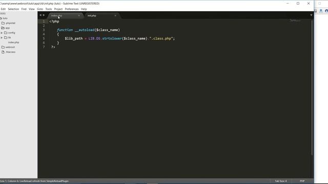Mini Framework MVC (2) - Autoload смотреть онлайн