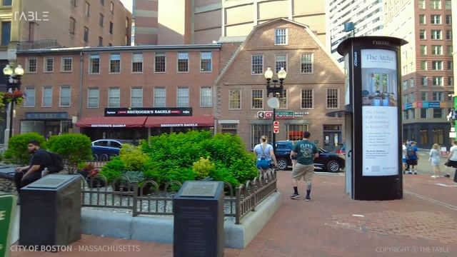 [4K] BOSTON TRAVEL - Walking Tour Downtown Boston, Washington Street & State Street, Massachusetts смотреть онлайн