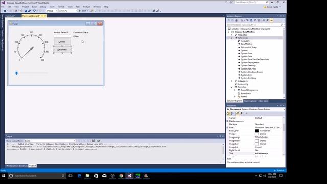 EasyModbus TCP Library Usage in C# смотреть онлайн
