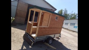 Баня на прицепе - крутой необычный проект от компании «Модульные бани Иркутск».