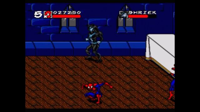 Sega Mega Drive 2 (Smd) 16-bit Spider-Man and Venom - Maximum Carnage Stage 5 The Hall