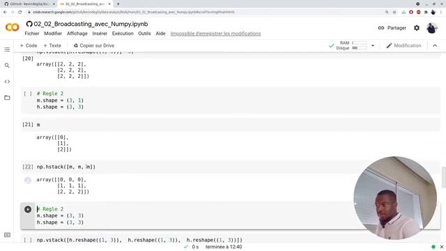 Comprendre le broadcasting avec Numpy (11/30) #DAAP смотреть онлайн