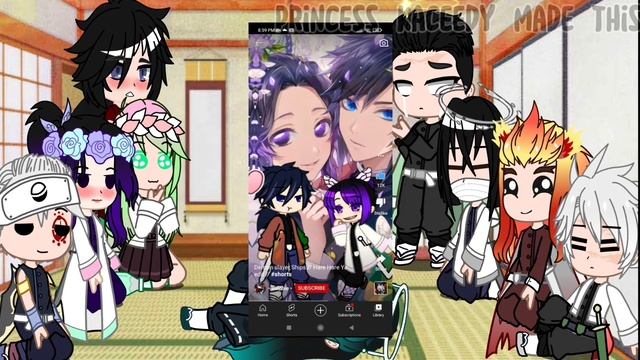Hashiras react to ships| Demon Slayer| first reaction vid| Gacha club смотреть онлайн
