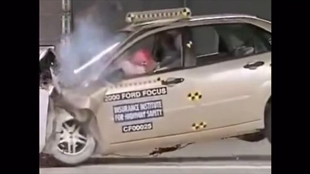 Crash test Ford Focus mk 1 смотреть онлайн
