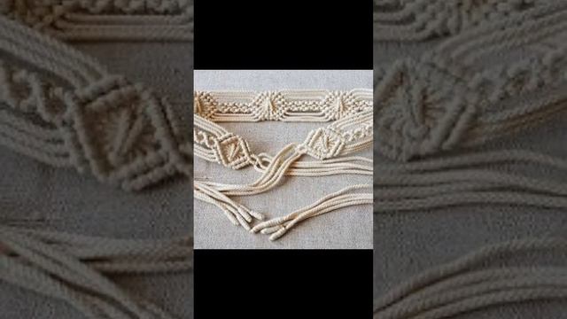 macrame belt designs 2023 / boho macrame belt ideas смотреть онлайн
