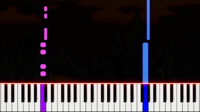 Piano Easy | FNF Sonic Exe - You Can't Run | PVisualiano
