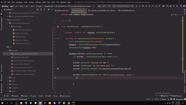 9.Alert Dialog KOTLIN смотреть онлайн