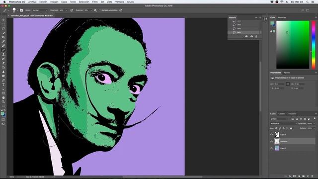Tutorial Efecto pop Art - Photoshop смотреть онлайн