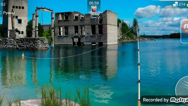 ЛОВИМ ГЛАЗОРВАЧА НА РУИНАХ! | Игра My fishing world смотреть онлайн