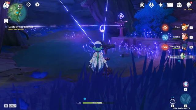 Tanuki Quest Destroy the barrier Puzzle - Genshin Impact смотреть онлайн