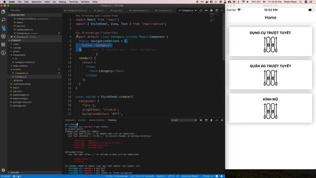 Bài 11 - Navigation params смотреть онлайн