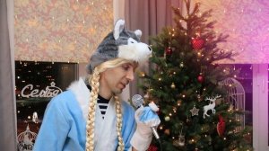 Расскажи, снегурочка! Ну, погоди! Соня-заяц и папа-волк поют новогоднюю песню.