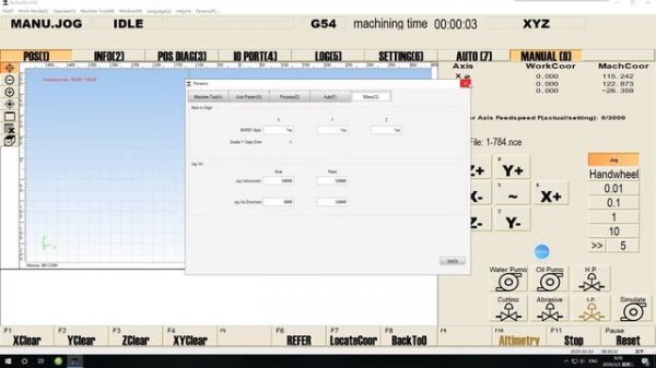 Demonstrations of water jet cutting software（WEIHONG NcStudio