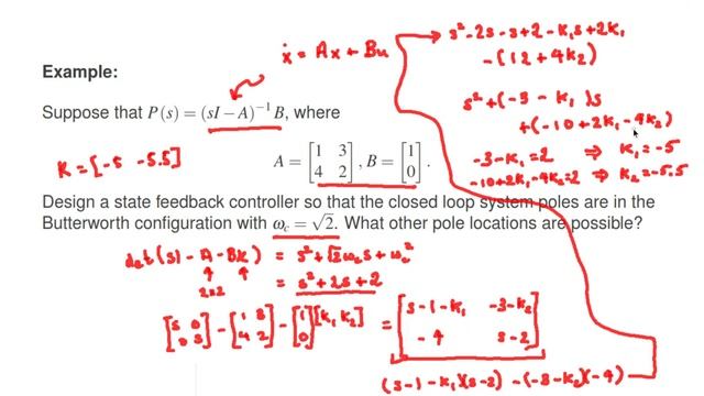 Pole Placement and State feedback смотреть онлайн