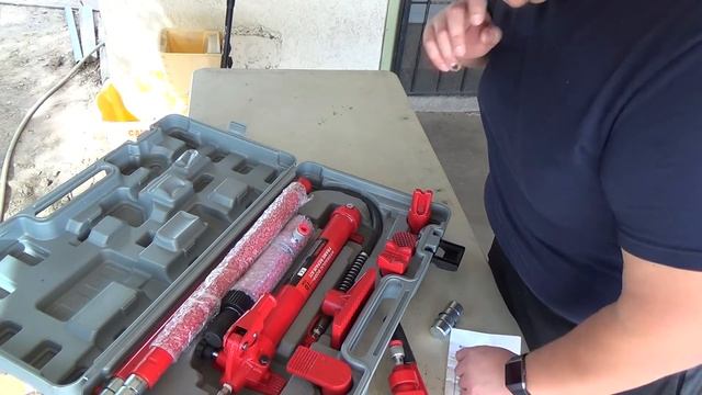Unboxing ebay Hydraulic Frame Repair Kit смотреть онлайн